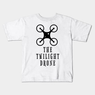 The Twilight Drone - Flying Quadrocopter Design Kids T-Shirt